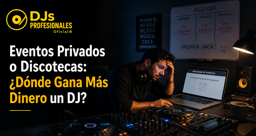 Eventos Privados o Discotecas: ¿Dónde Gana Más Dinero un DJ en 2026?